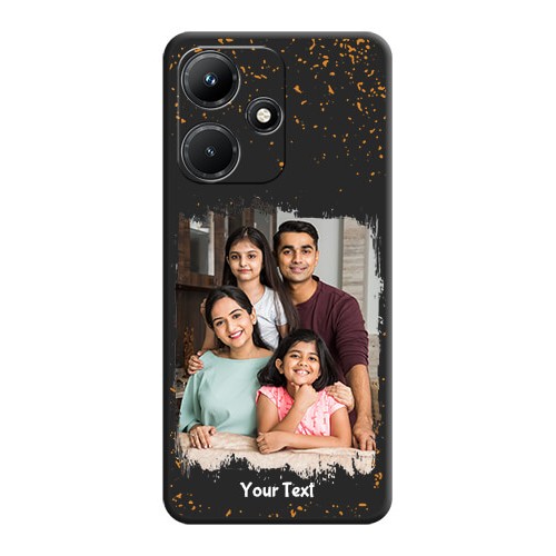 Buy Spray Free Design Photo On Space Black Soft Matte Phone Cover