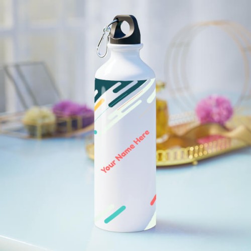 Buy Colored stripes design with your name-Printshoppy Sipper Bottles