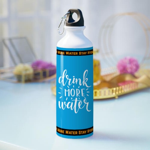 Buy Stay Hydrated with custom text sipper bottle-Printshoppy Sipper Bottles