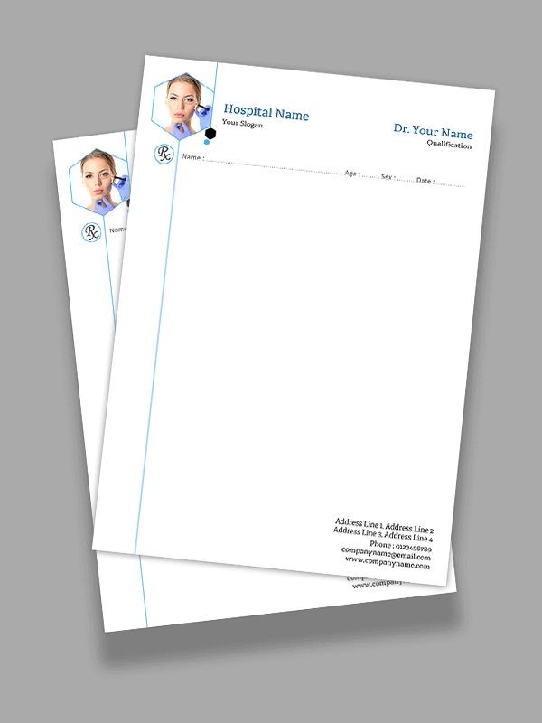 Buy printed Doctor Prescription Pad Formats Online India